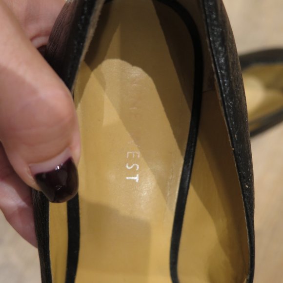 Black Nine West Wedges Size 7.5 - Picture 3 of 10